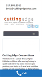 Mobile Screenshot of cuttingedgejobs.com
